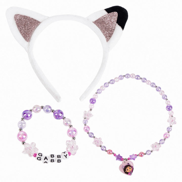 Pre School Gabbys Dollhouse 3Pcs Headband, And Necklace Accessories Set Gabby'S Bracelet 2500003448