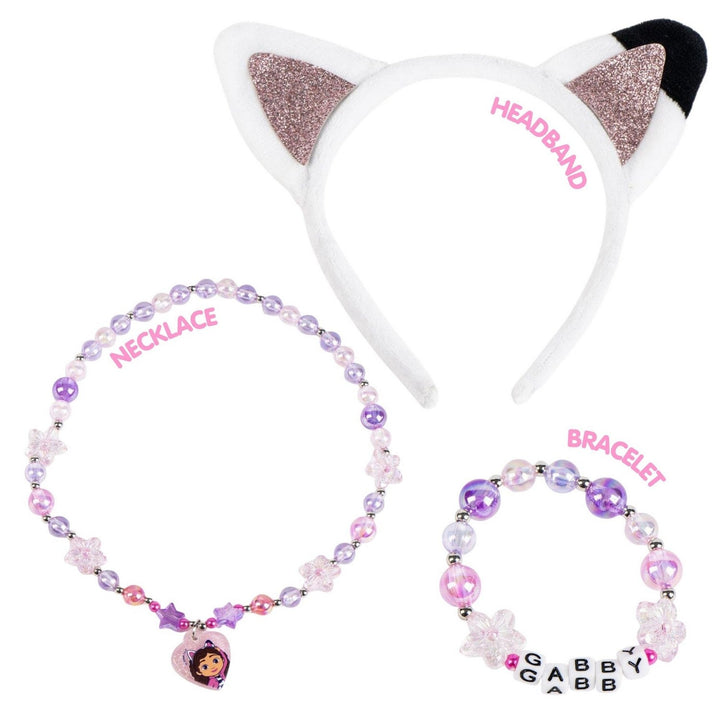 Pre School Gabbys Dollhouse 3Pcs Headband, And Necklace Accessories Set Gabby'S Bracelet 2500003448