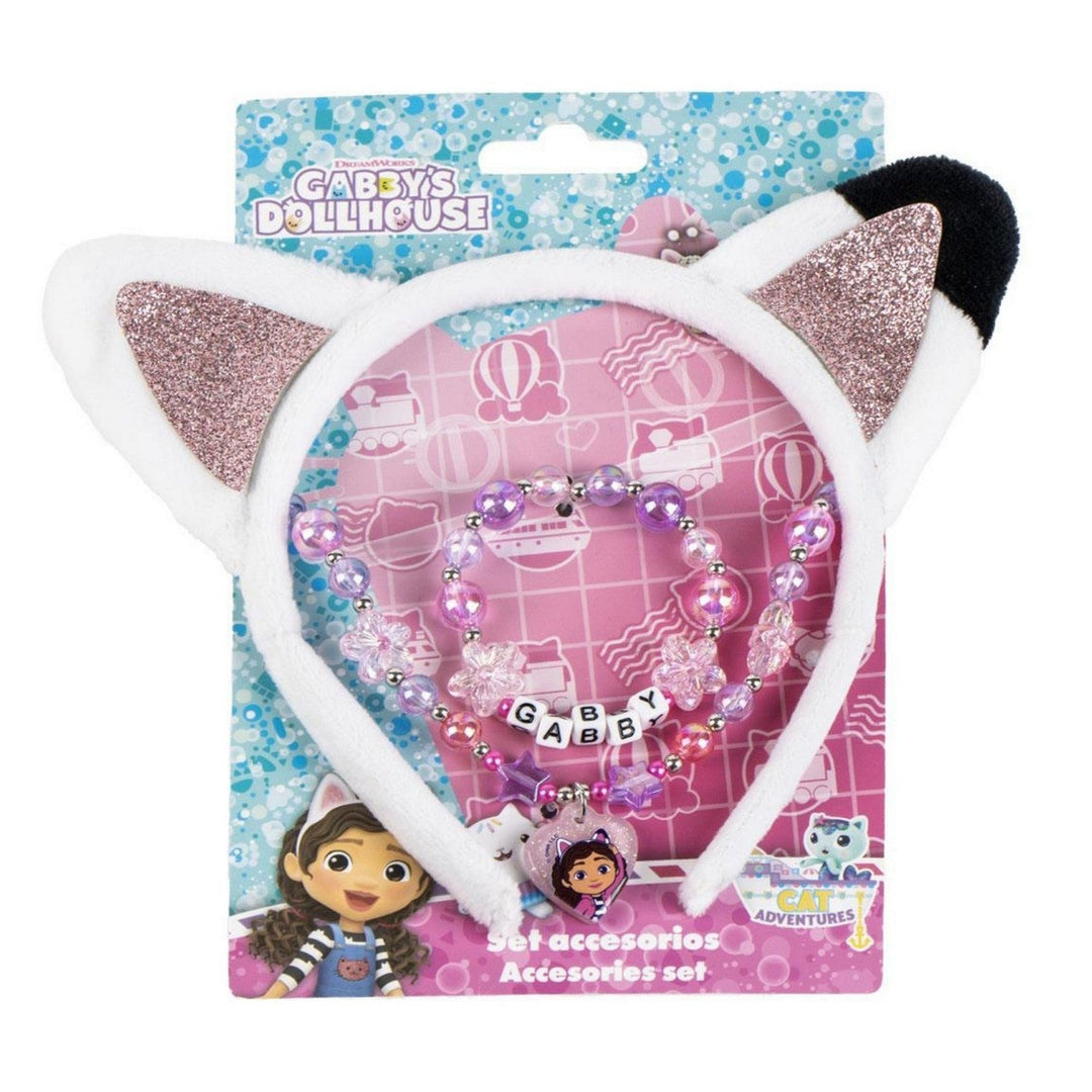 Pre School Gabbys Dollhouse 3Pcs Headband, And Necklace Accessories Set Gabby'S Bracelet 2500003448