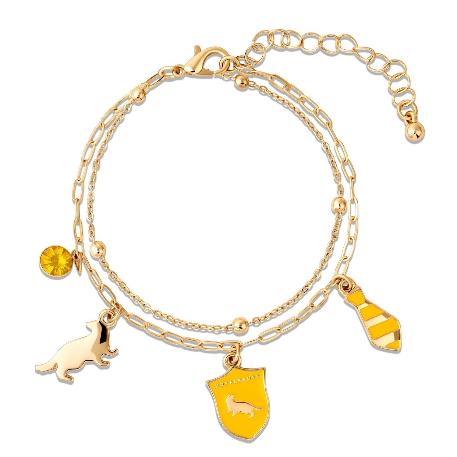 Harry Poter Kids Hufflepuff Yellow Bracelet 2500003992