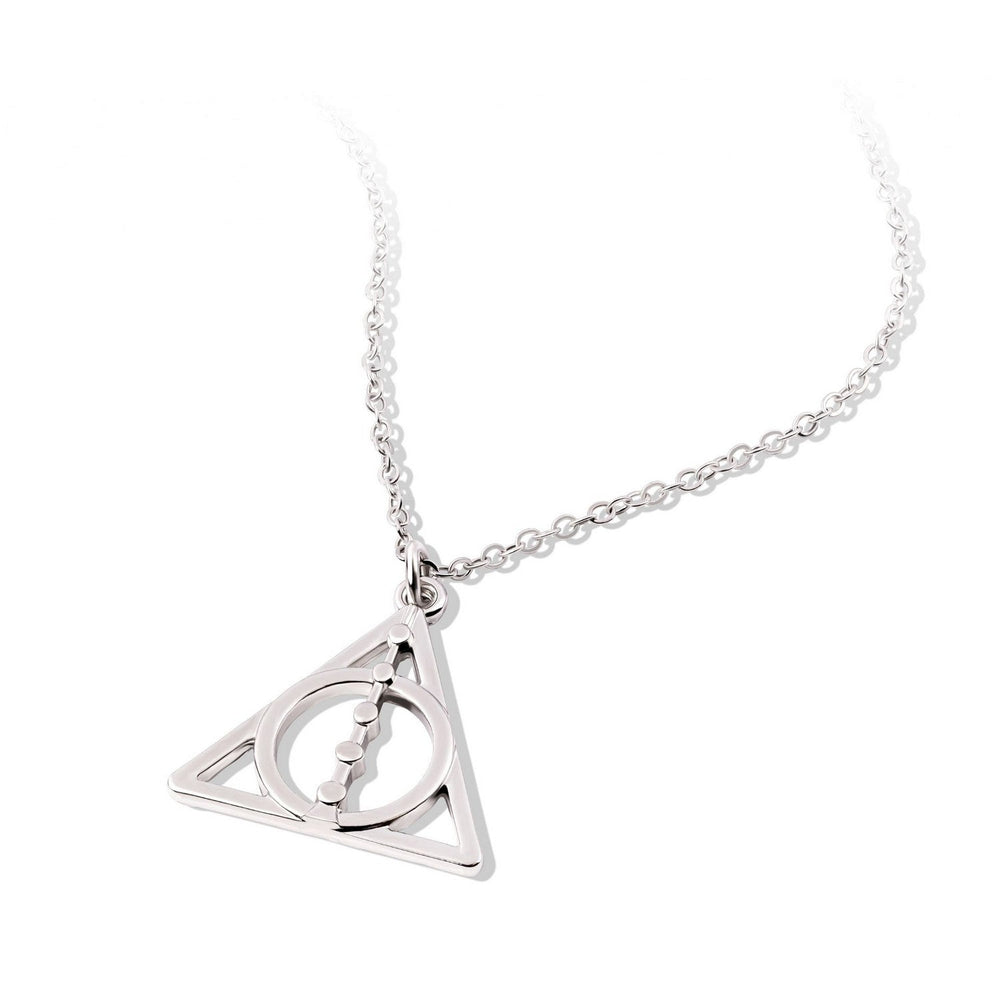 Harry Poter Kids Deathly Hallows Symbol Blue Necklace 2500004209