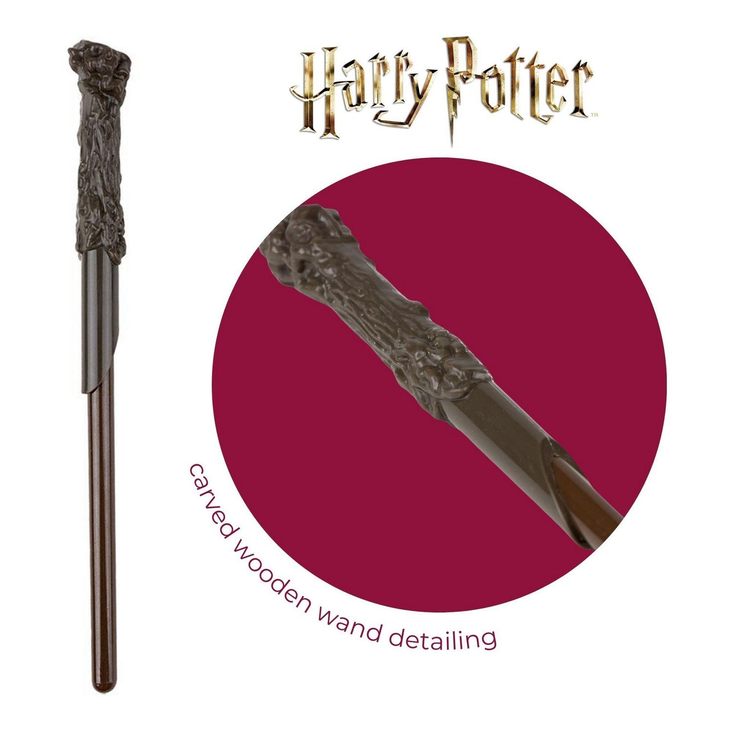 Harry Potter 2 Piece And Wand Pen Stationary Set Notebook 2700000465