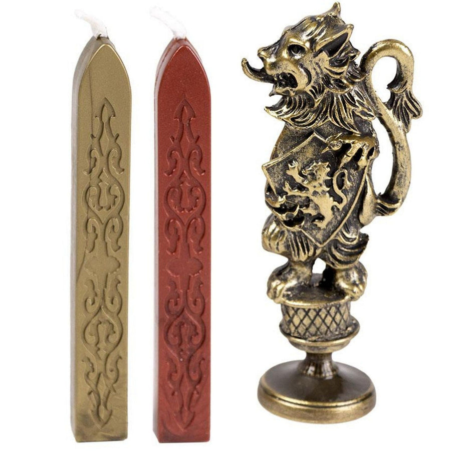 Harry Potter 3 Piece Wax Seal Set Gryffindor Orange Stationery 2700000475