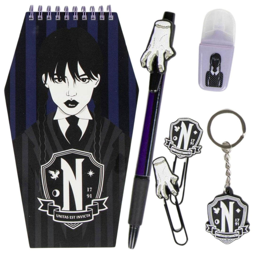 Collectable 6 Piece Stationary Wednesday Set 2700001200