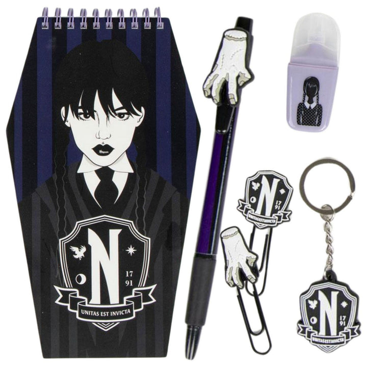 Collectable 6 Piece Stationary Wednesday Set 2700001200