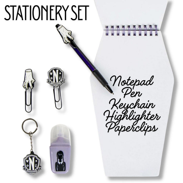 Collectable 6 Piece Stationary Wednesday Set 2700001200
