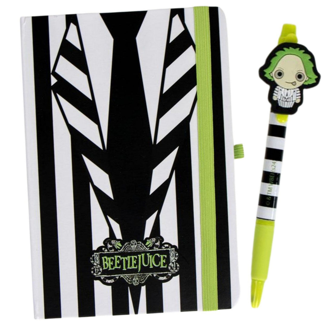 Collectable 2 Piece And Pen Stationary Set Beetlejuice Notebook 2700001201