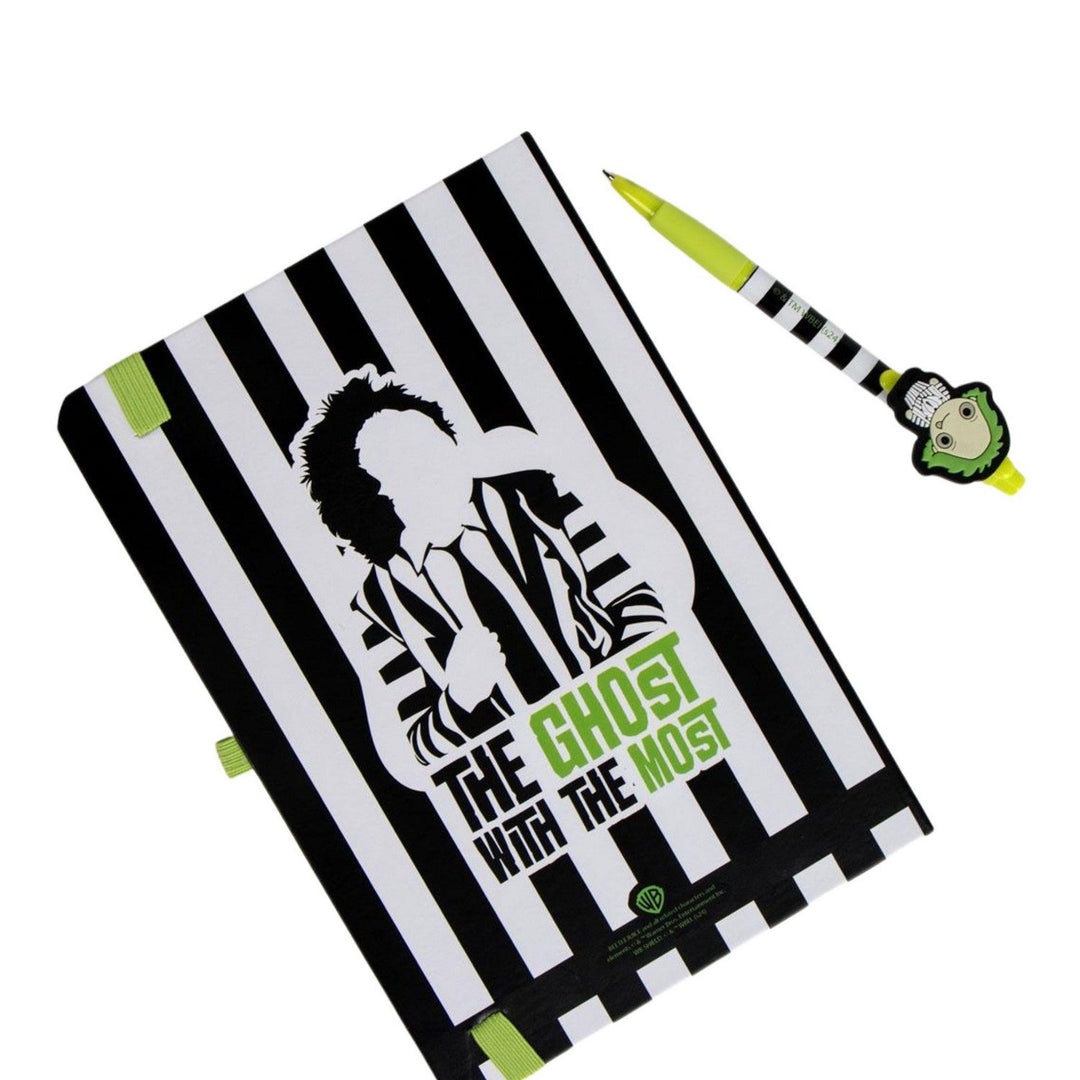 Collectable 2 Piece And Pen Stationary Set Beetlejuice Notebook 2700001201