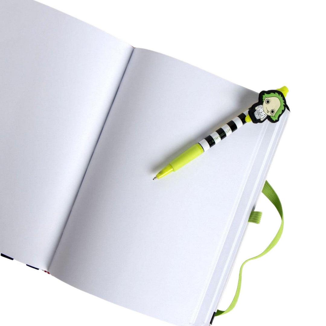 Collectable 2 Piece And Pen Stationary Set Beetlejuice Notebook 2700001201