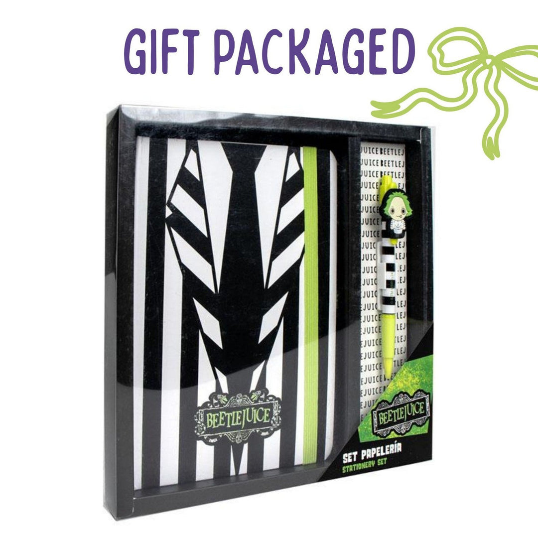 Collectable 2 Piece And Pen Stationary Set Beetlejuice Notebook 2700001201