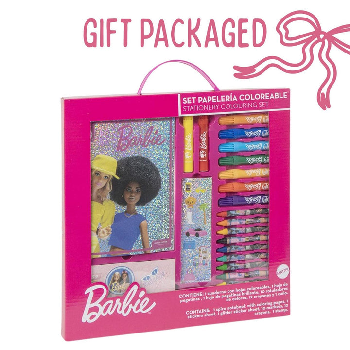 Barbie Colourable Display Set 26 Pieces Per Pack Stationery 2700001234