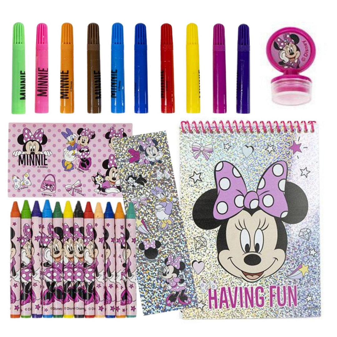 Disney Mickey & Minnie Mouse Colourable Display Set 26 Pieces Per Pack Stationery 2700001235