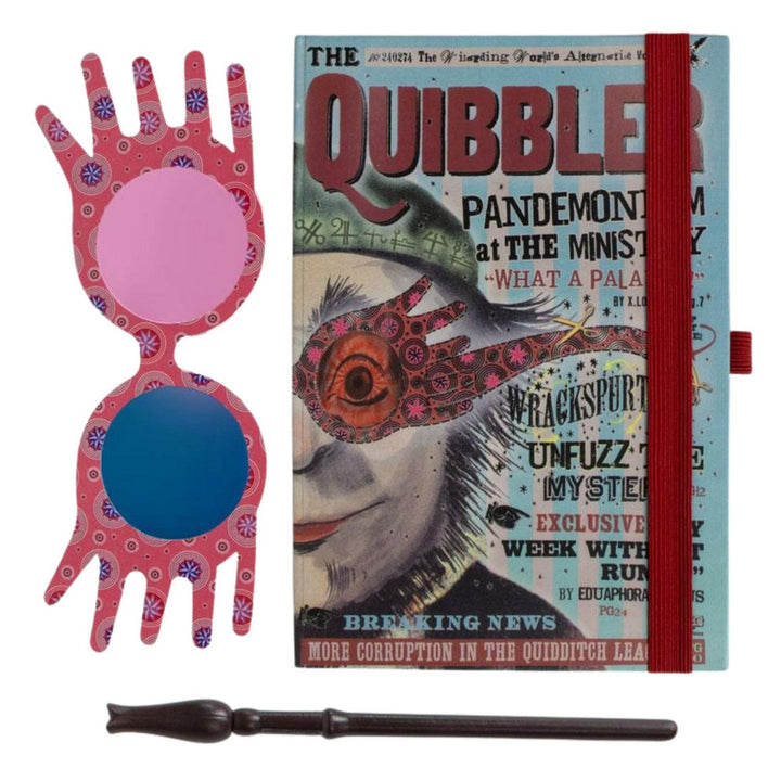Harry Potter 3 Piece Luna Lovegood Stationery Set With , Pen And Paper Glasses Notebook 2700001522