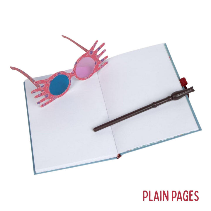 Harry Potter 3 Piece Luna Lovegood Stationery Set With , Pen And Paper Glasses Notebook 2700001522