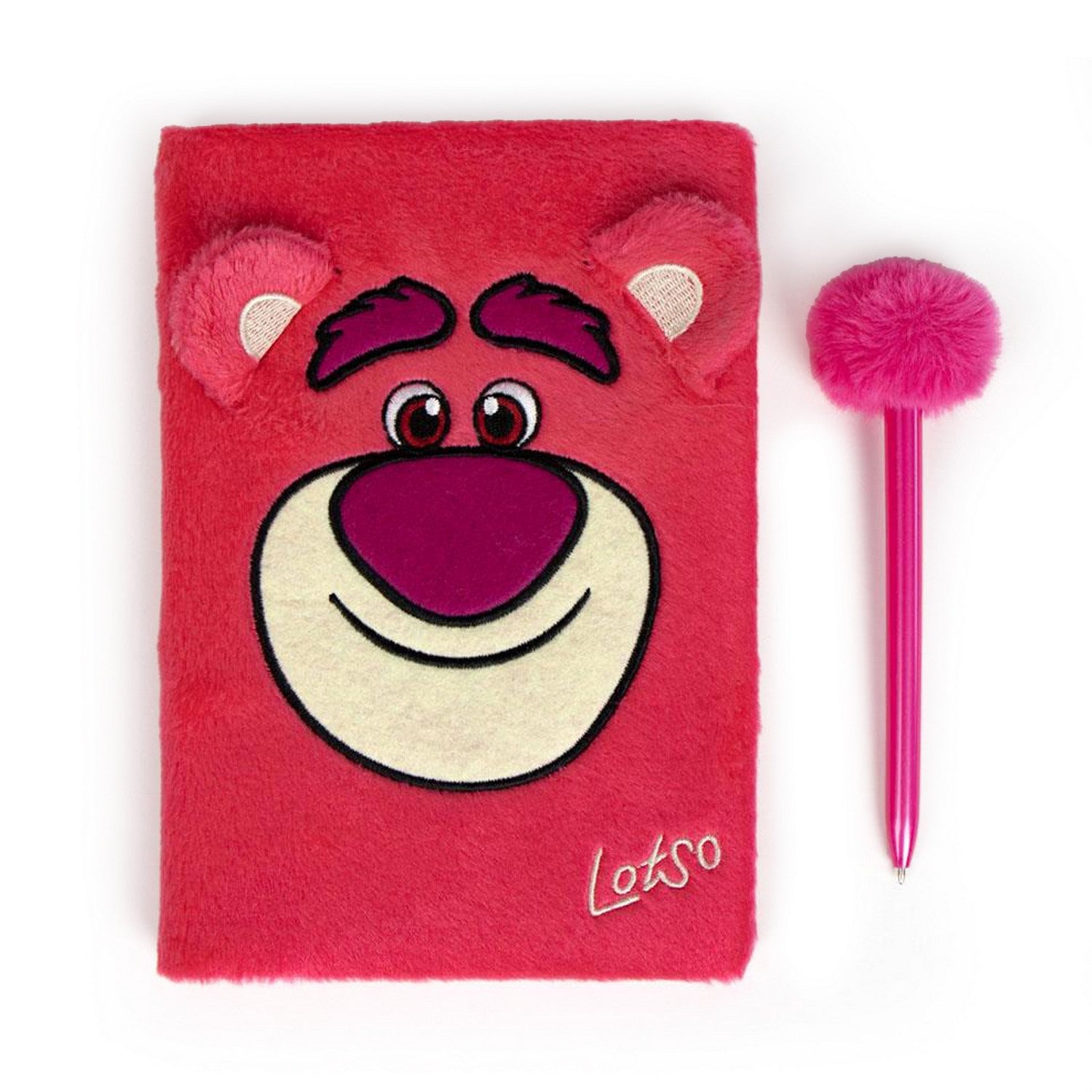 Kids Film And Cartoon 2 Piece Pen Stationery Set Lotso Toy Story Red Notebook 2700001547