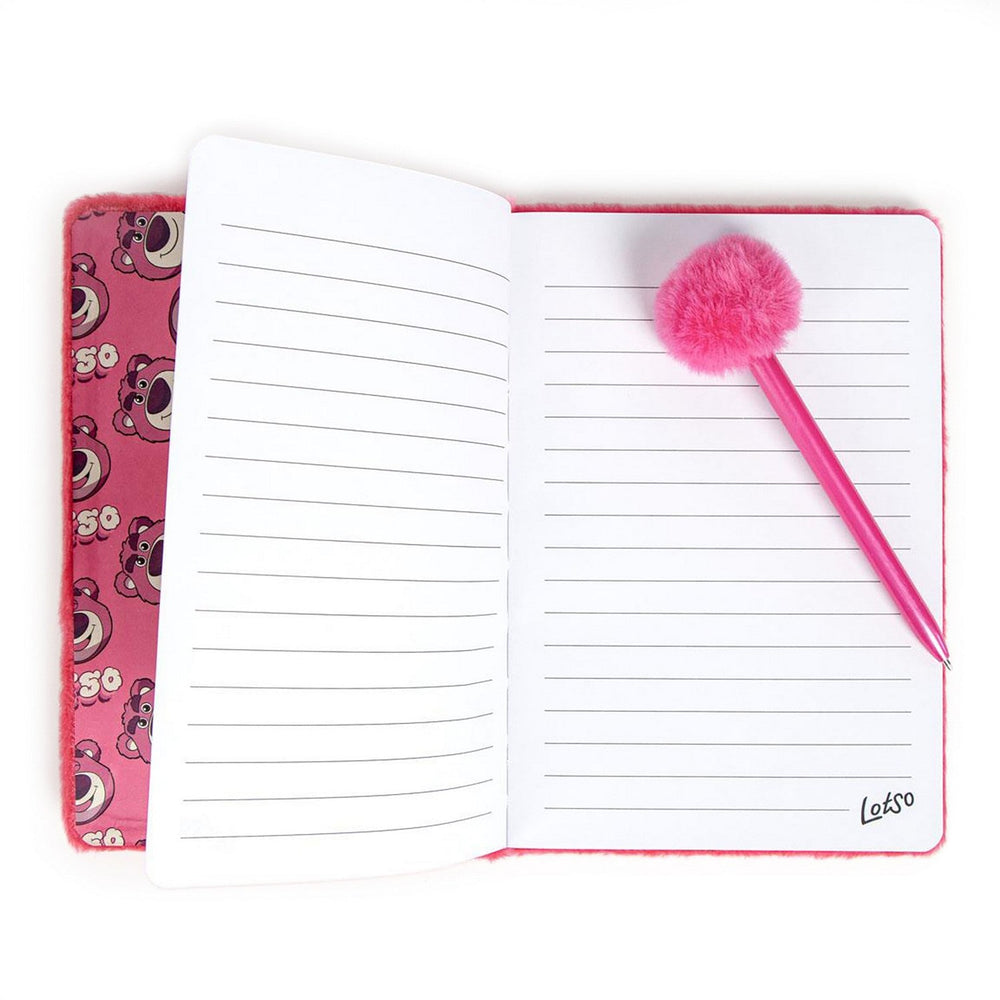 Kids Film And Cartoon 2 Piece Pen Stationery Set Lotso Toy Story Red Notebook 2700001547