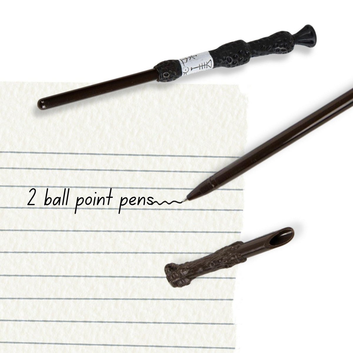 Harry Potter 2 Pcs Wand Stationery Set Pen 2700001557