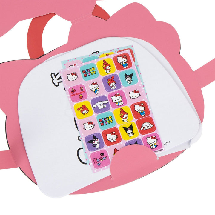 Hello Kitty & Friends 28 Piece Activity Album With Colouring Sheets, Crayons And Stickers Set 2700001793