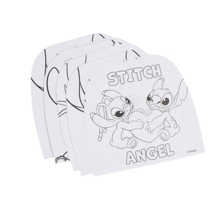Disney 28 Piece Activity Album With Colouring Sheets, Crayons And Stickers Stitch Set 2700001794