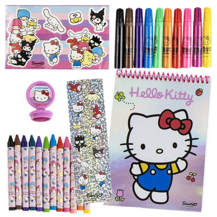 Hello Kitty & Friends Colourable Display Set 26 Pieces Per Pack Stationery 2700001795