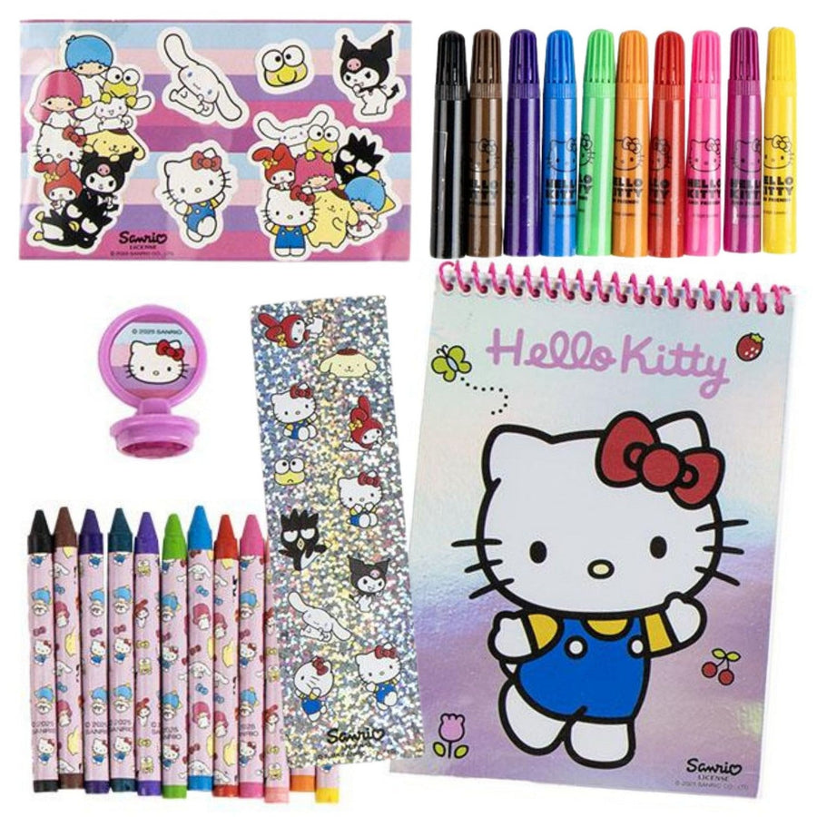 Hello Kitty & Friends Colourable Display Set 26 Pieces Per Pack Stationery 2700001795