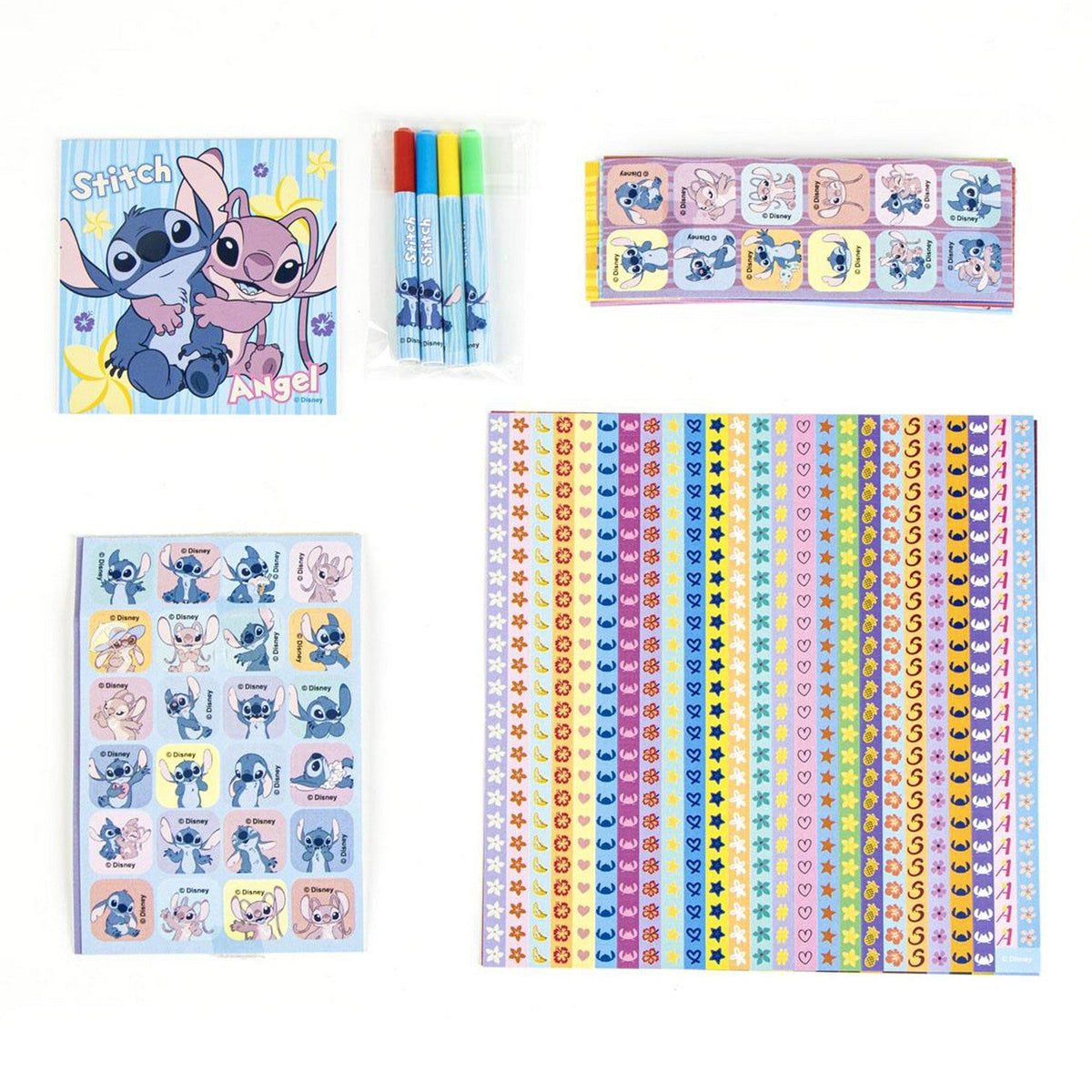 Disney 1000 Pieces Sticker Pack Stitch Set 2700001801