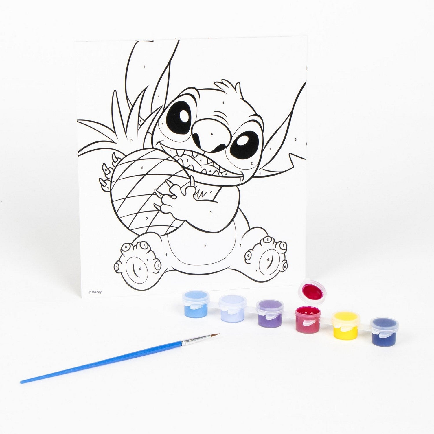 Disney 8 Piece Per Pack Paint By Numbers Stitch Set 2700001808