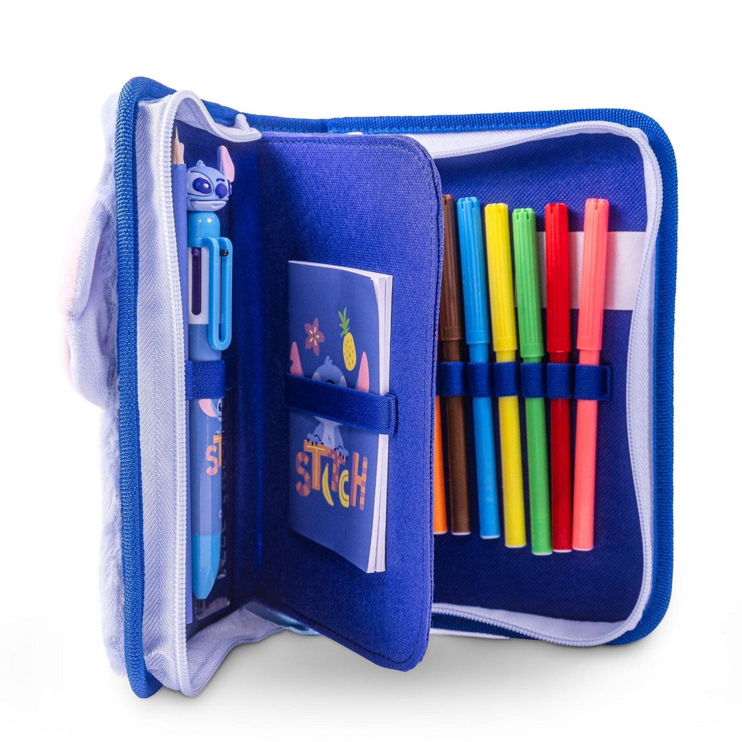 Disney Pencil Case With Accessories 2 Compartments Stitch Blue 2700002304
