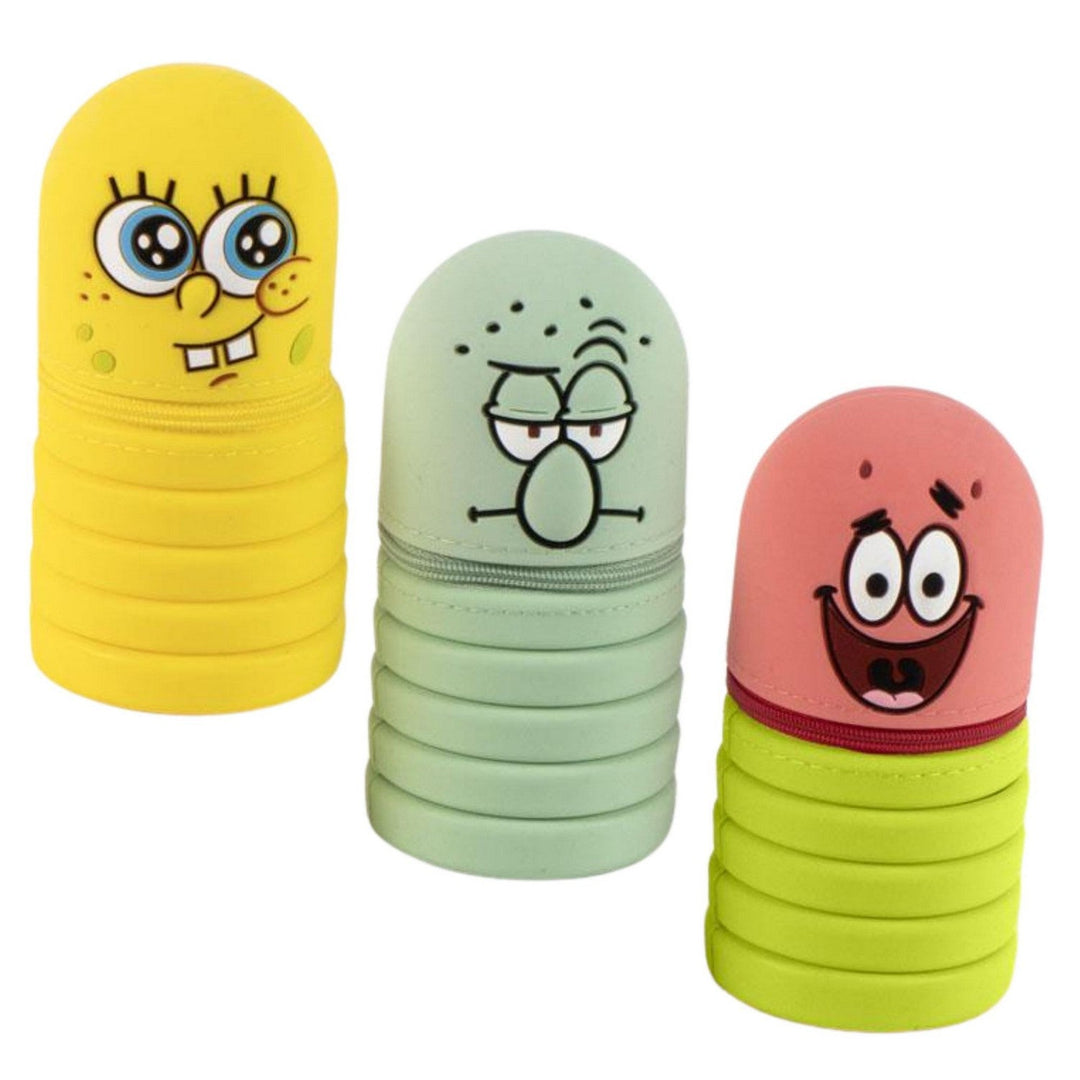 Kids Film And Cartoon Spongebob Pencil Case Silicone Sponge Bob Yellow 2700002369
