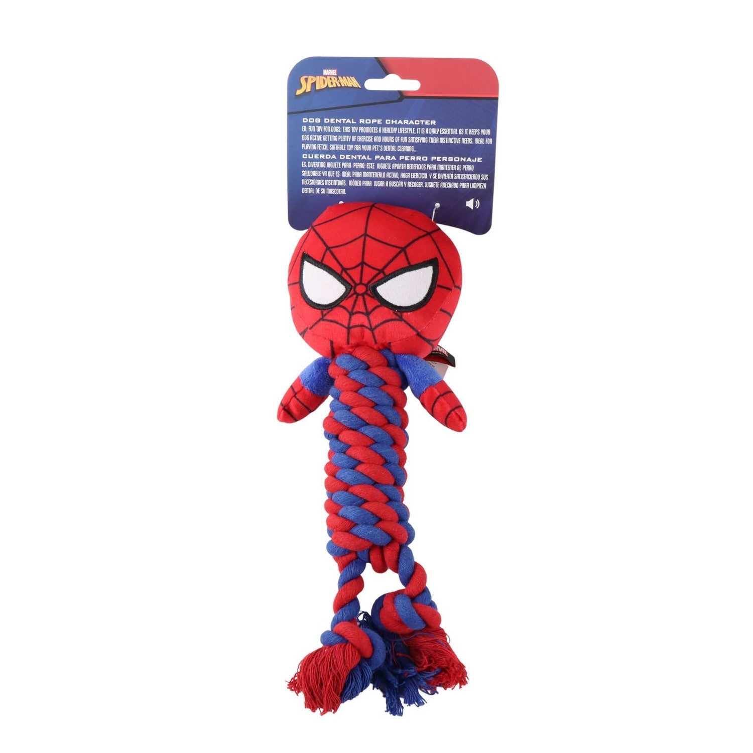 Marvel Dog Teethers Rope Spiderman Pink 2800001534