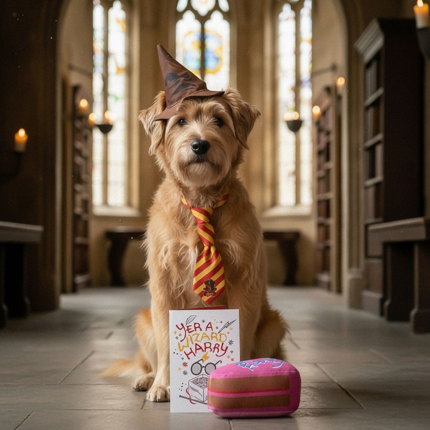 Harry Potter 4 Pcs Birthday Pet Red Set 2800001991