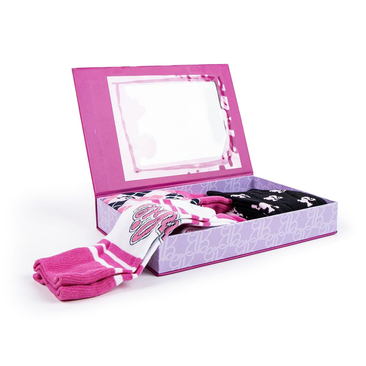 Barbie 3 Pieces Socks Pink Set 2900002452