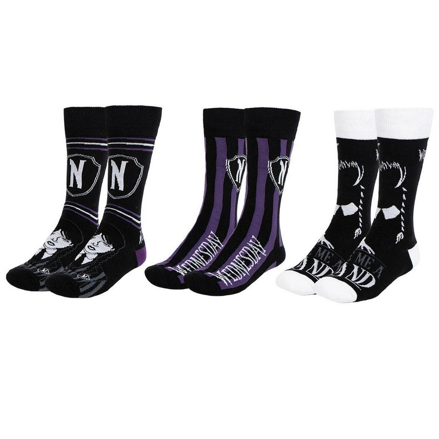 Collectable 3 Pieces Socks Wednesday Set 2900002453