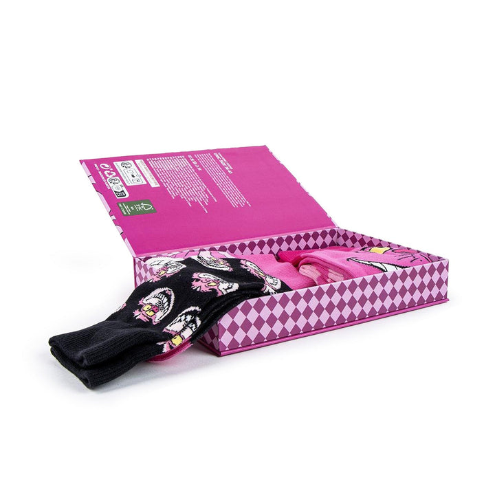 Disney 3 Pieces Socks Cheshire Cat Pink Set 2900002481