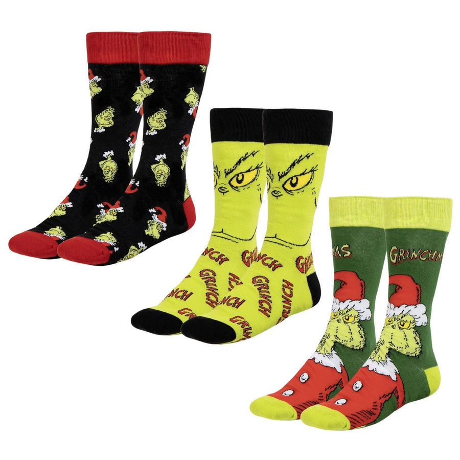 Collectable 3 Pieces Socks Grinch Yellow Set 2900002513