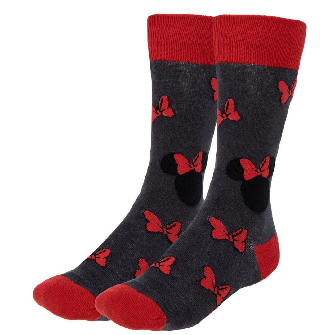 Disney Mickey & Minnie Adult Socks Mouse Red 2900002552