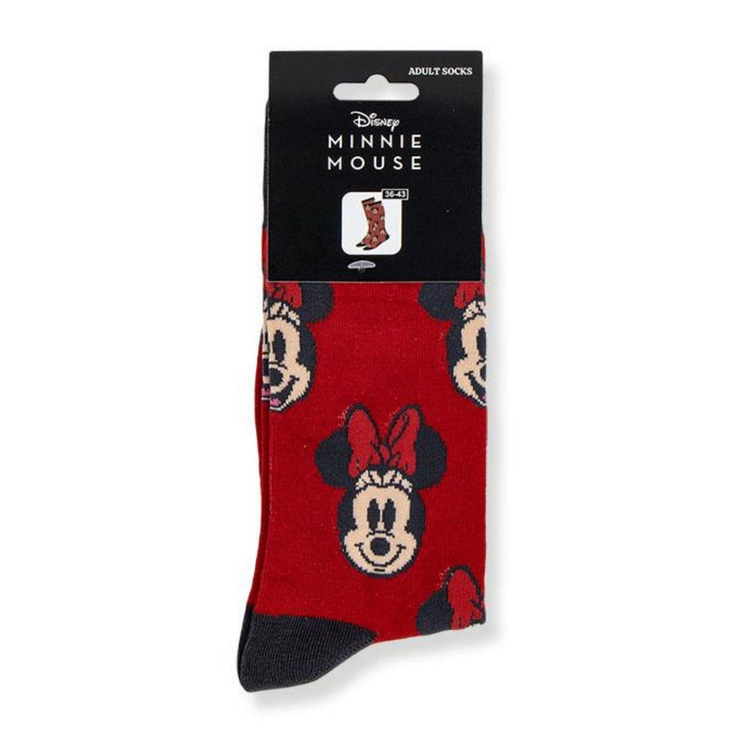 Disney Mickey & Minnie Adult Socks Mouse Red 2900002553