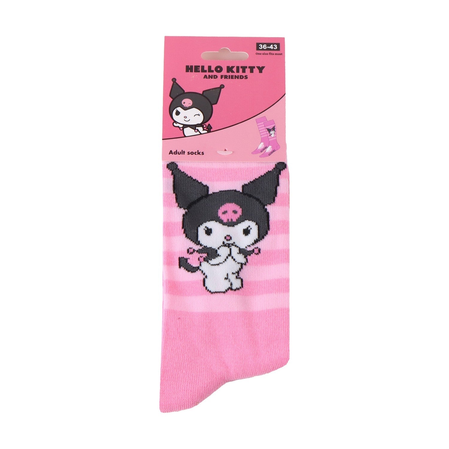 Hello Kitty & Friends Socks Kuromi - Pink 2900003028