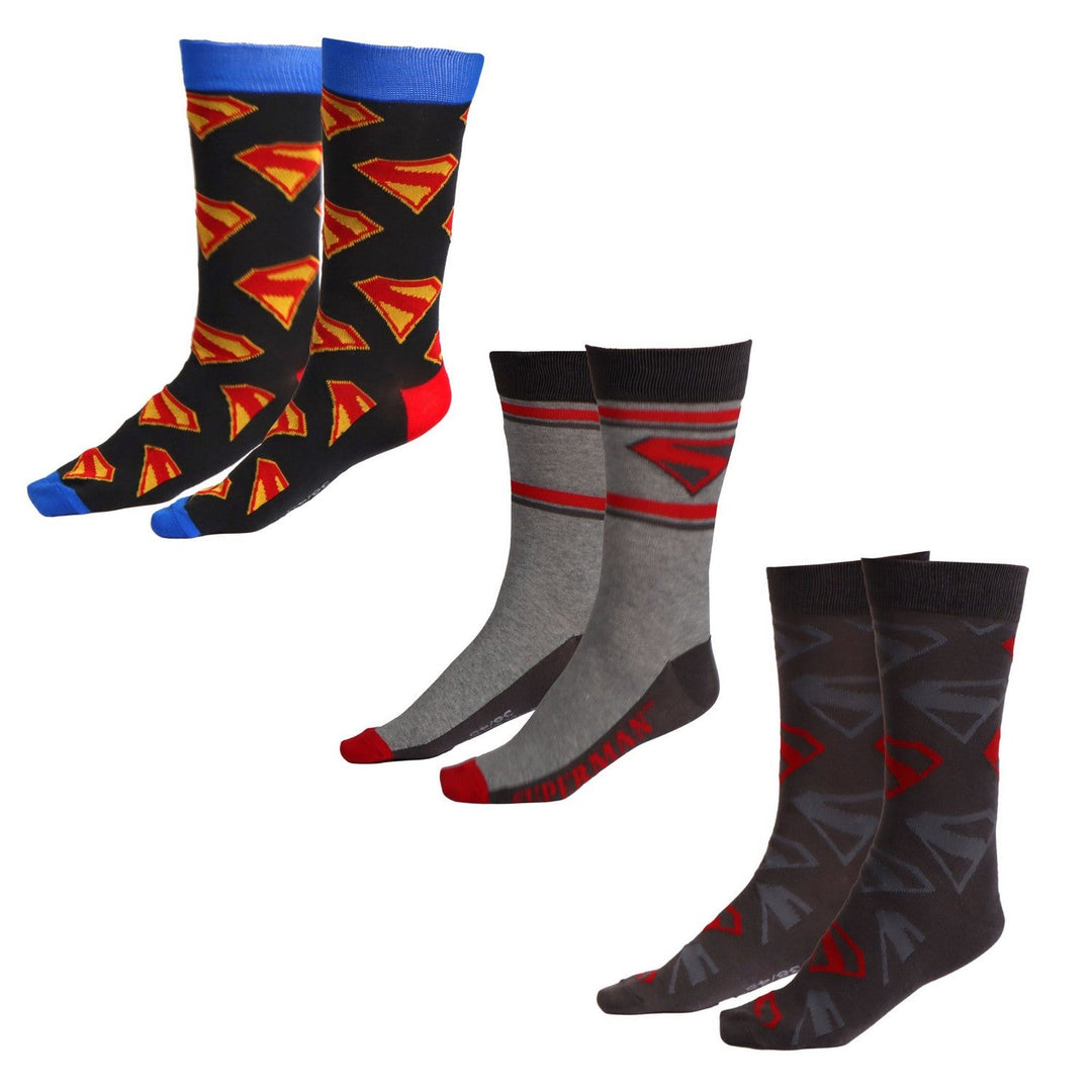 Dc 3 Pcs Socks Superman Red Set 2900003044