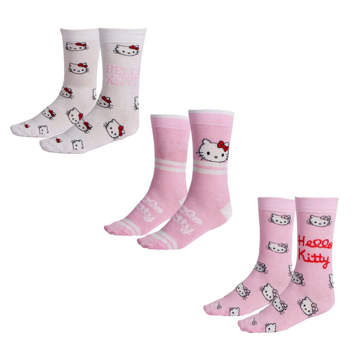 Hello Kitty & Friends 3 Pcs Socks Red Set 2900003045