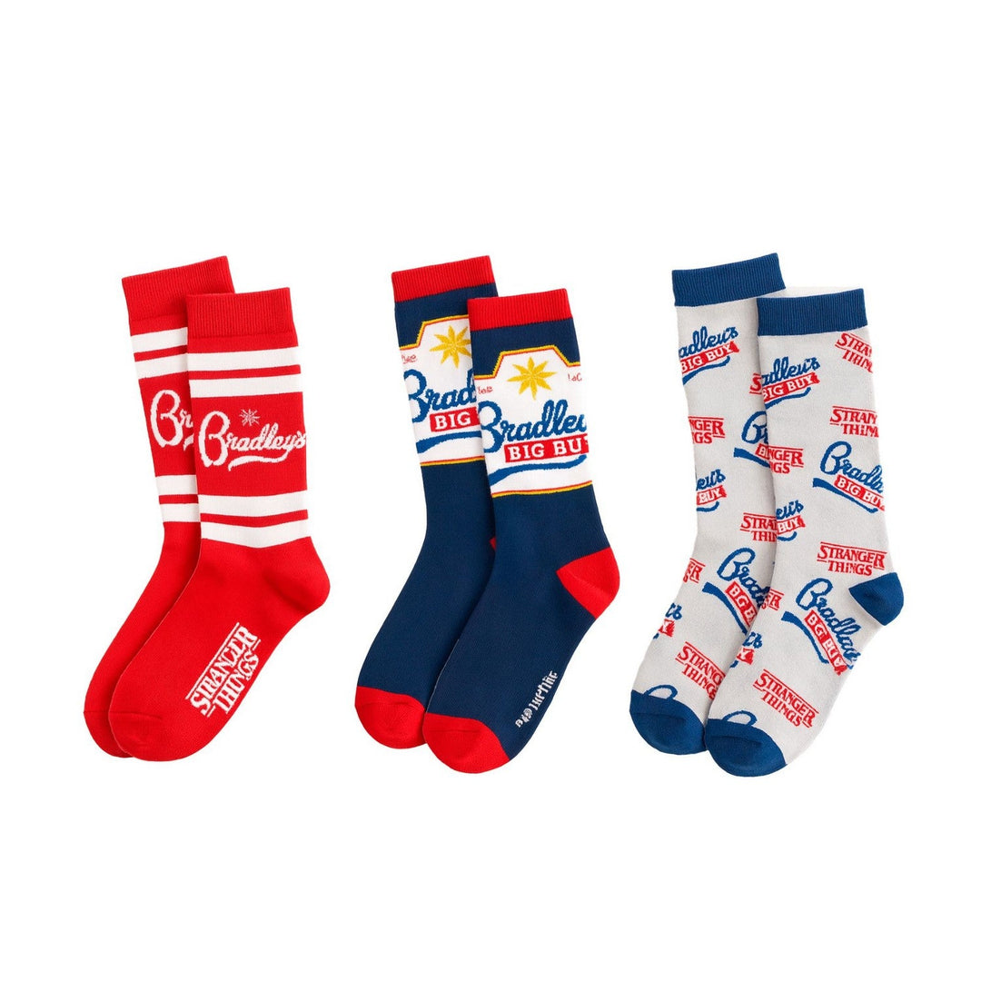 Collectable 3 Pieces Socks Stranger Things Red Set 2900003171