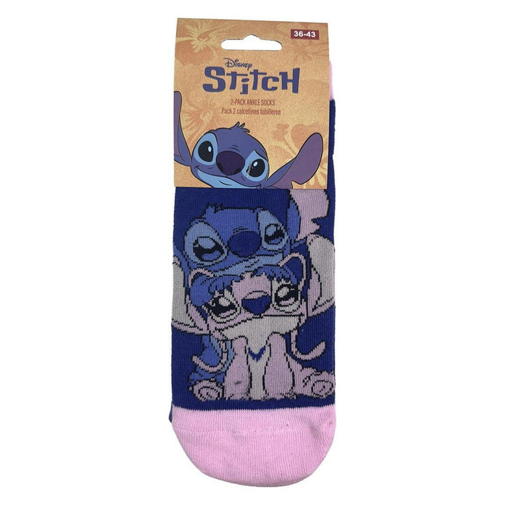 Disney Ankle Socks 2 Pair Pack Lilo & Stitch 2900003288