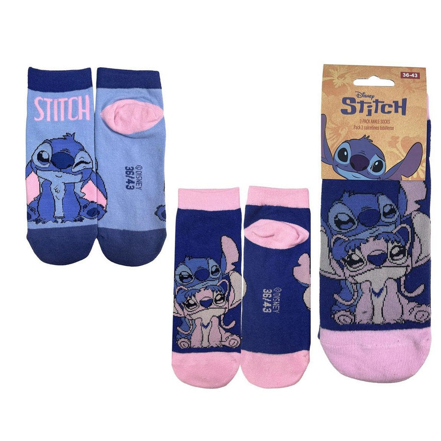 Disney Ankle Socks 2 Pair Pack Lilo & Stitch 2900003288