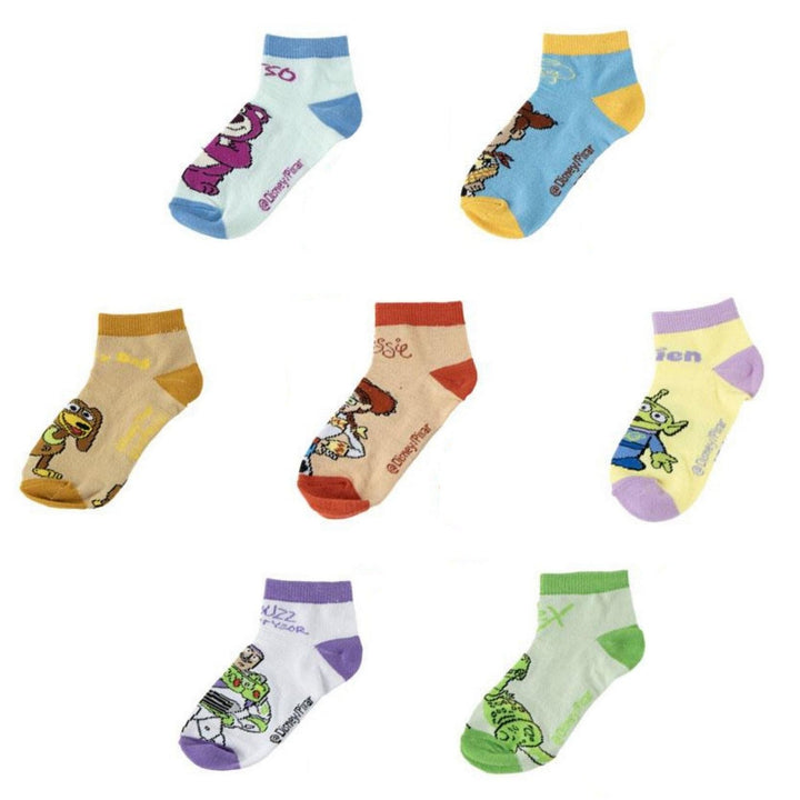 Kids Film And Cartoon Ankle Socks 7 Pair Pack Toy Story 2900003335