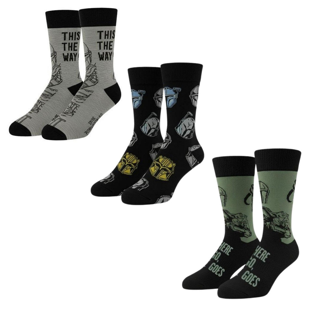 Star Wars 3 Pieces Socks Mandalorian Set 2900003406