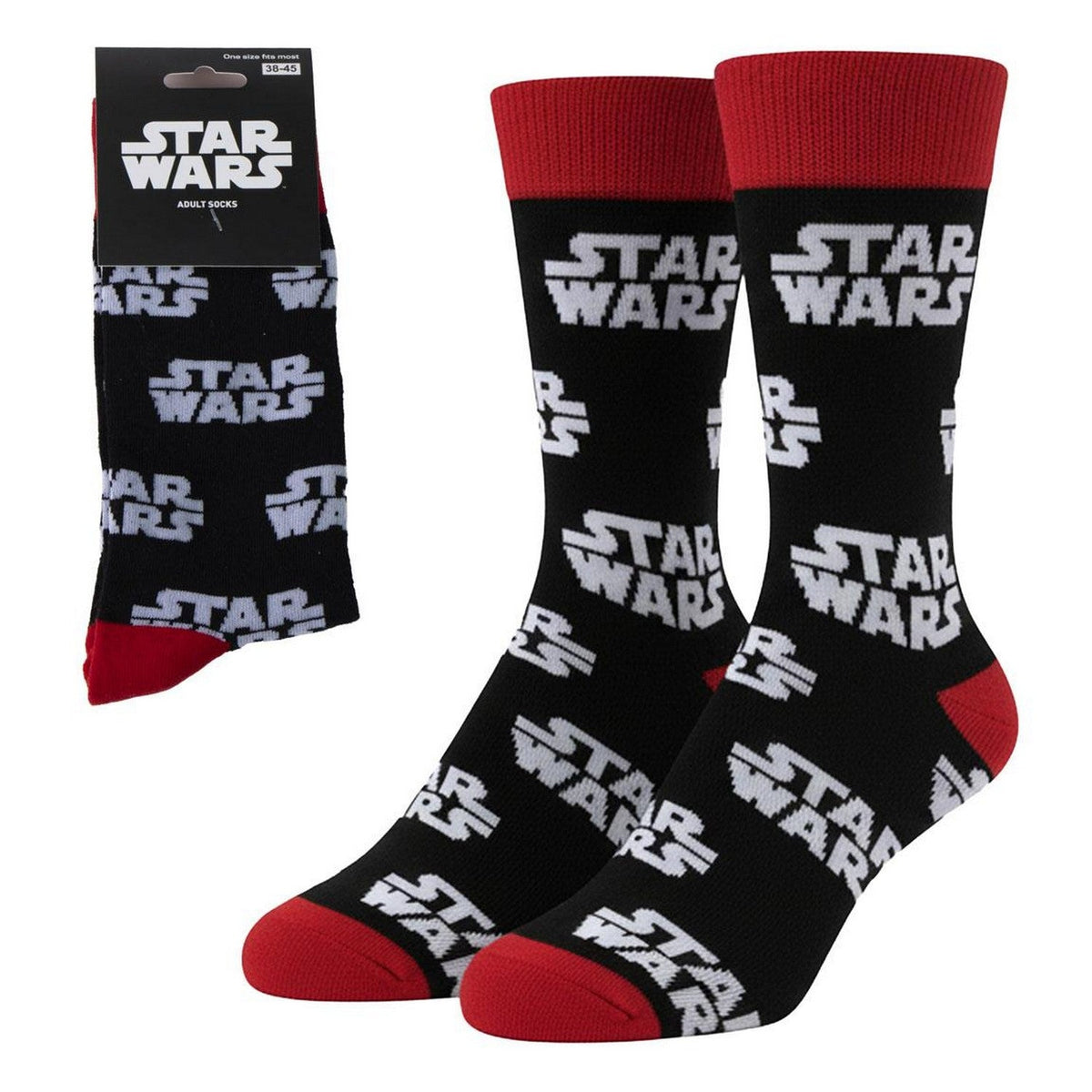 Star Wars Socks Adult - Black/Red 2900003409
