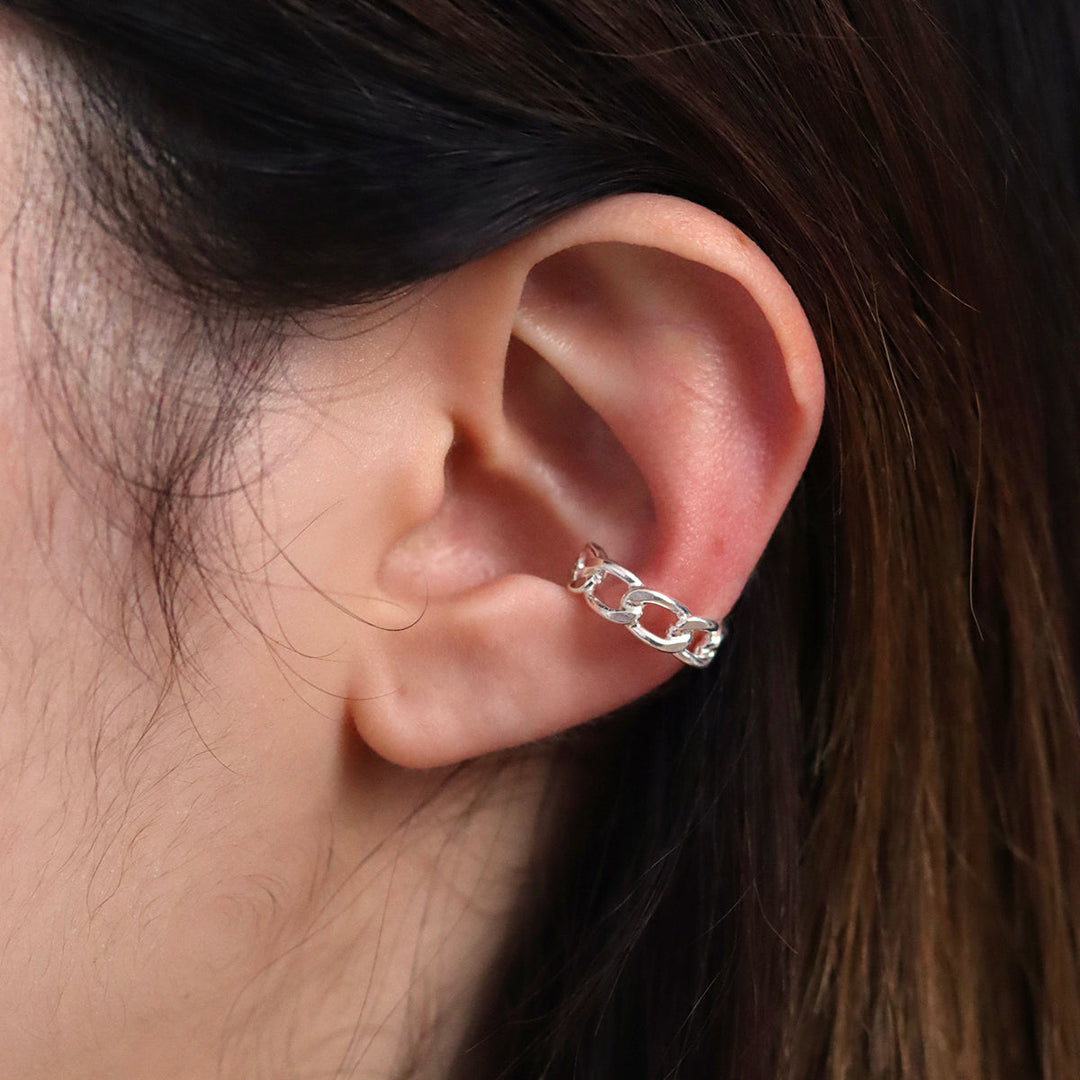 Curb Chain Ear Cuff-2