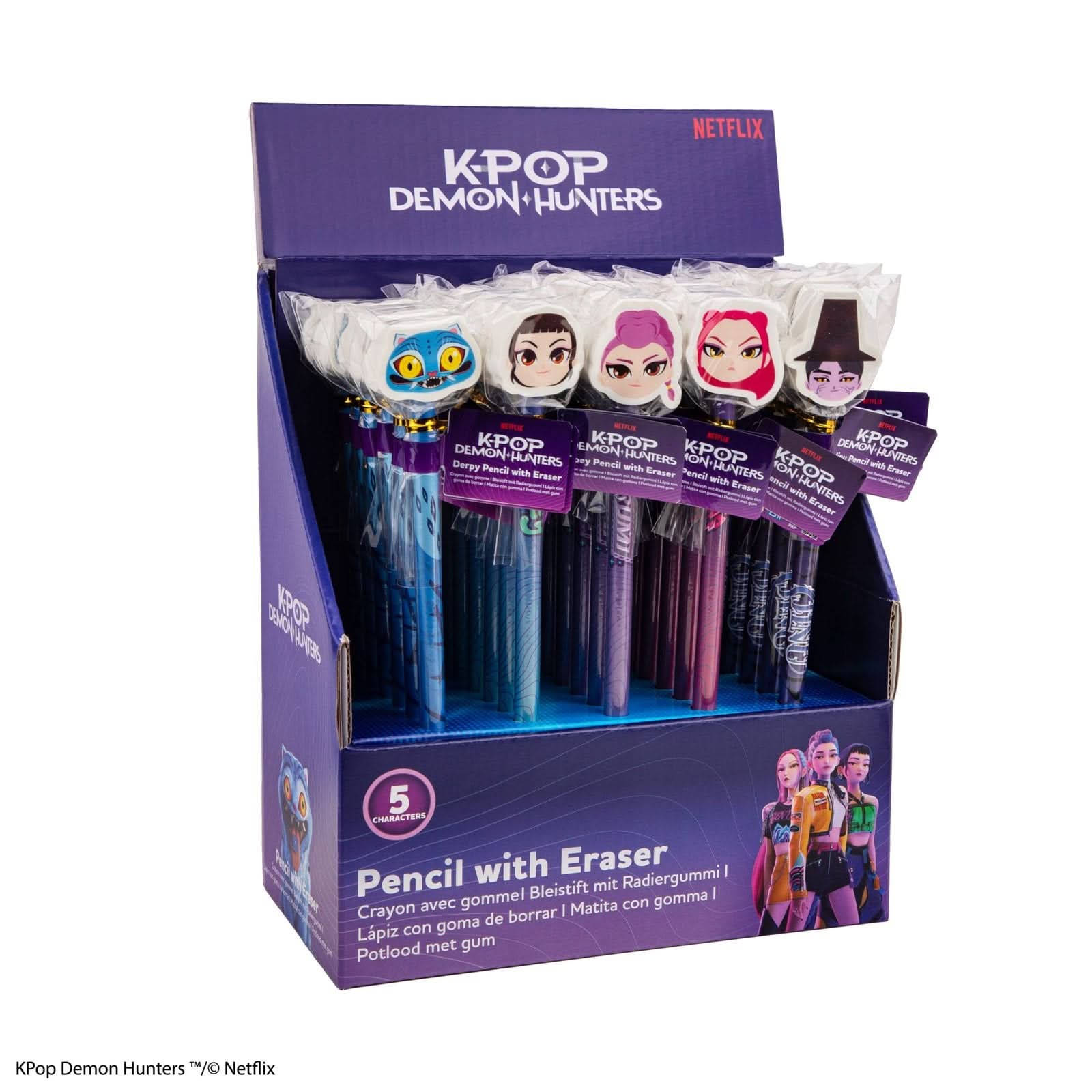 Pencils With Eraser Display Of 30 CR5457