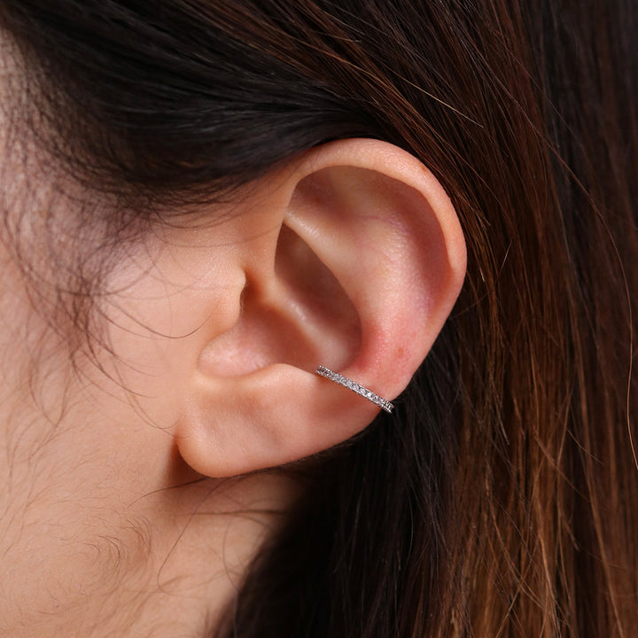Simple Cubic Ear Cuff-2