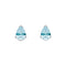 Dew Blue Topaz Teardrop Stud Earrings 32923BT